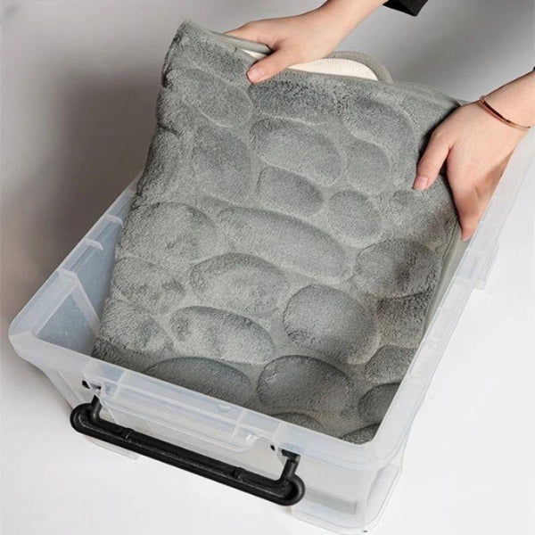 Tapete De Banheiro Antiderrapante Absorvente e Macio